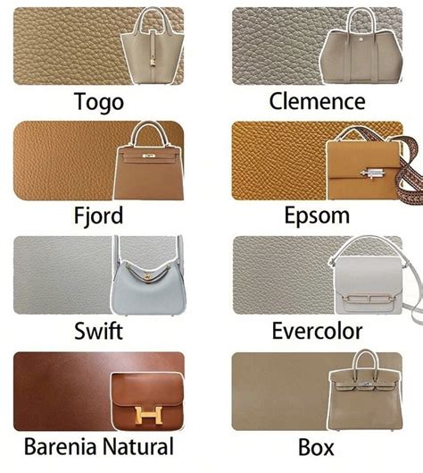 hermes bag leather|hermes types of leather.